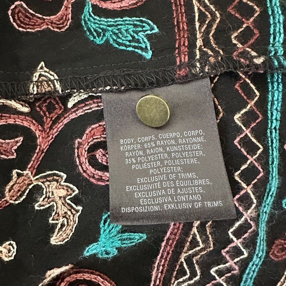 Anthropologie Floreat Avery SMALL Embroidered Boho Dress As Seen On TV - Picture 8 of 8